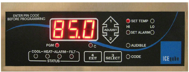 Instructions for Setting the AC temperature in an Entrance Sign ...